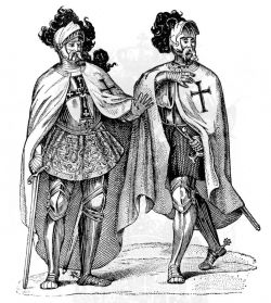Gran Maestro dei Cavalieri Teutonici (incisione ottocentesca)